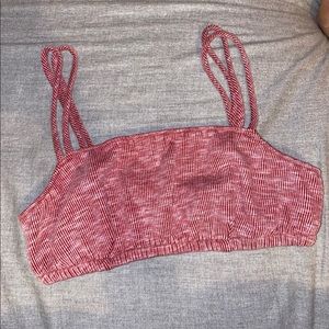 medium Free People red bralet